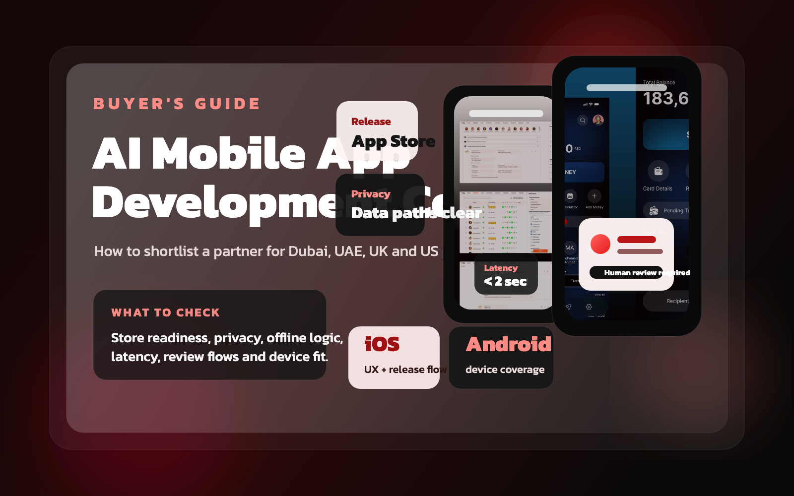 AI mobile app development company buyer's guide